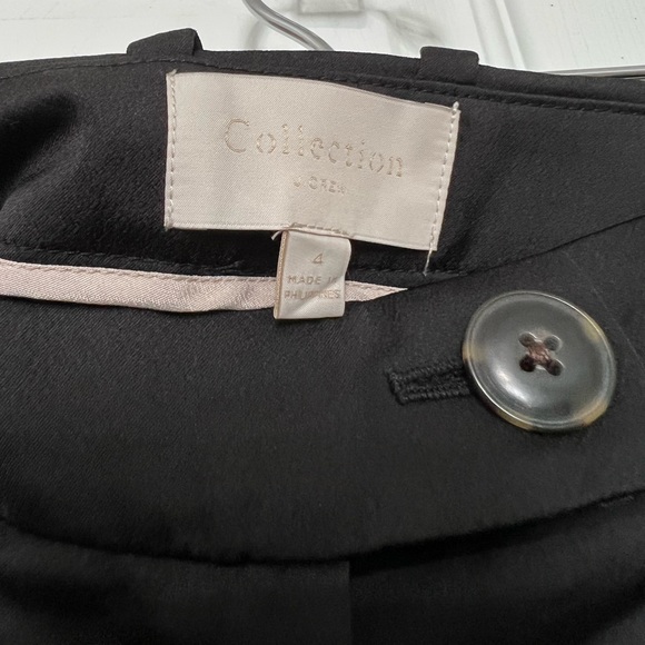 J.Crew Collection high-rise wide-leg pant in satin-backed crepe - Picture 6 of 7